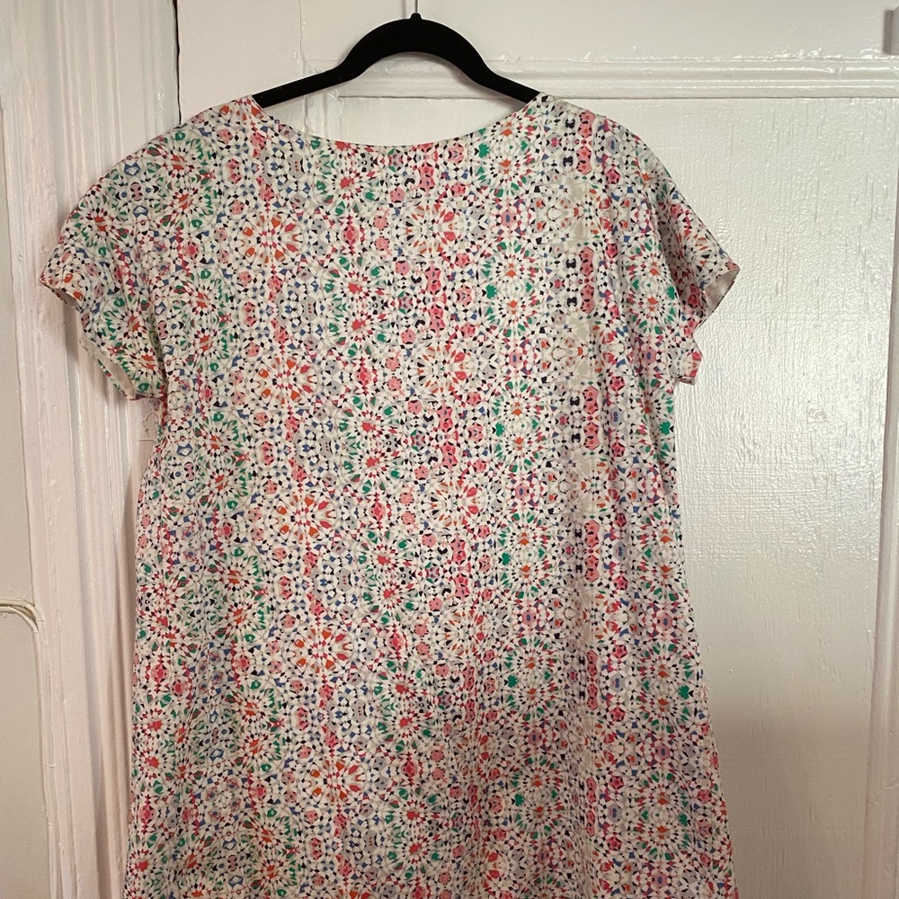 Etienne Aigner Style EA16A15 Size 4 multicolor cotton dress